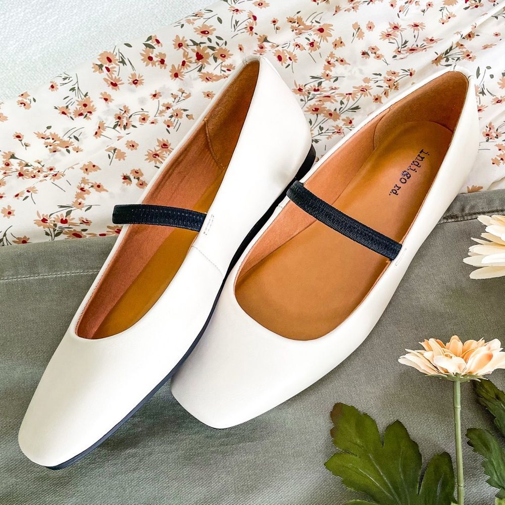 Indigo Rd. square toe ballet flats. - Picture 2 of 14